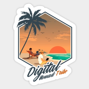 Digital Nomad Tribe Sticker